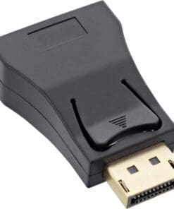 Alternative view of InLine® DisplayPort Konverter, DisplayPort Stecker auf VGA Buchse, FullHD/60Hz, schwarz/gold