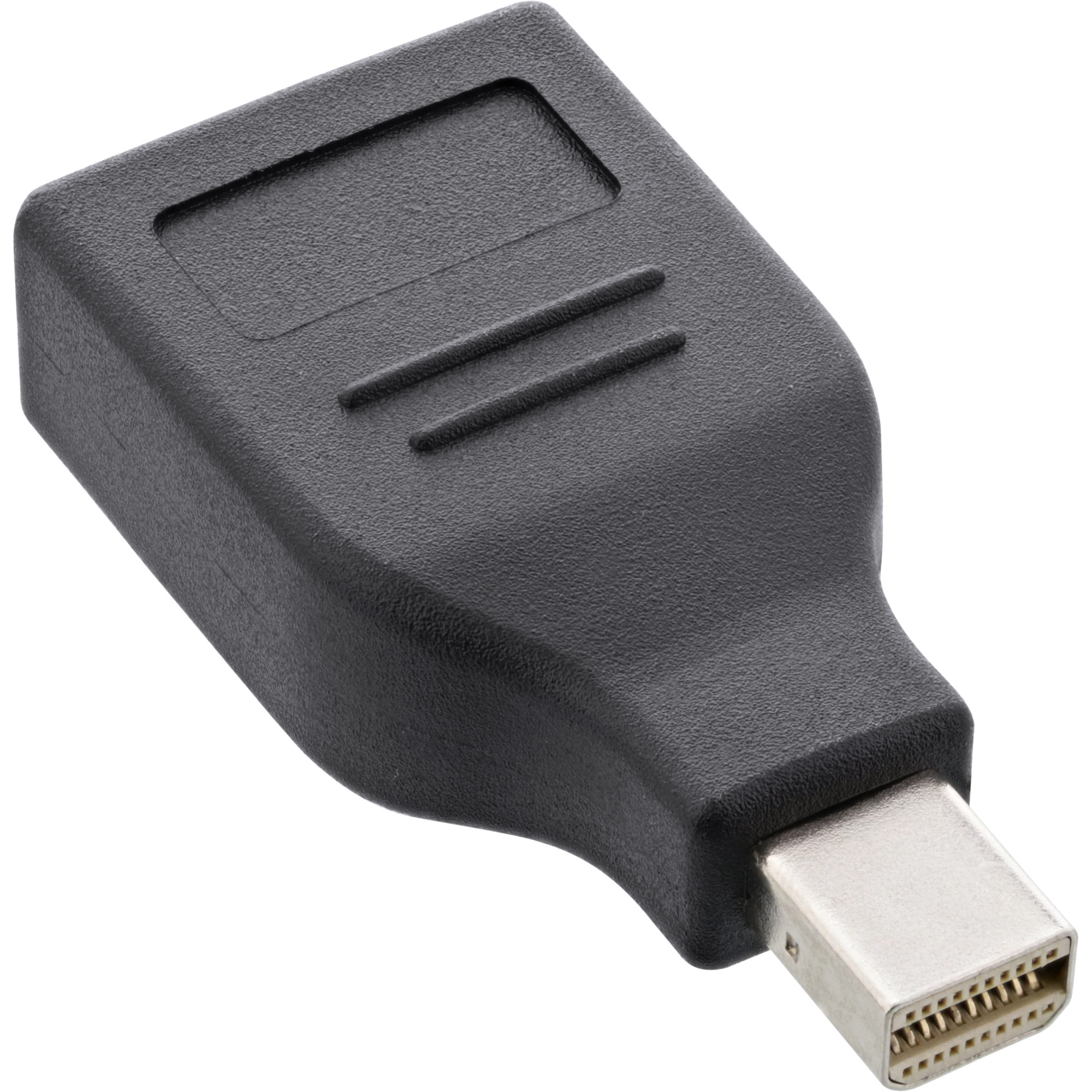 InLine® DisplayPort Konverter, mini DisplayPort Stecker auf HDMI Buchse, FullHD/60Hz, schwarz InLine® DisplayPort Konverter, mini DisplayPort Stecker auf HDMI Buchse, FullHD/60Hz, schwarz – Bild 2