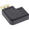 InLine® DisplayPort Adapter, DisplayPort Stecker / Buchse rechts gewinkelt