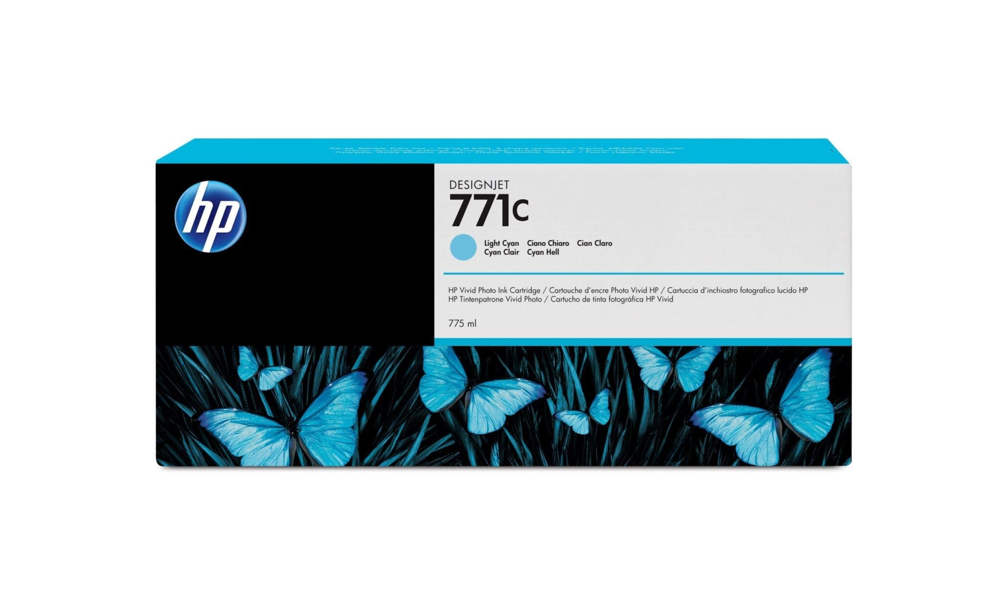 HP Tintenpatrone Nr. 771C Cyan hell 775ml HP Tintenpatrone Nr. 771C Cyan hell 775ml