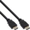 InLine® HDMI Kabel, HDMI-High Speed, Stecker / Stecker, verg. Kontakte, schwarz, 7,5m, schwarz InLine® DVI-D Anschlusskabel Premium, digital 24+1 Stecker / Stecker, Dual Link, 7,5m