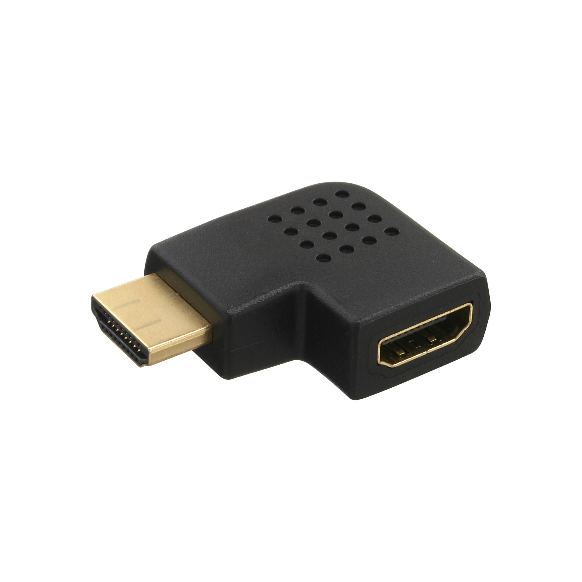® HDMI Adapter, Stecker / Buchse, seitlich rechts gewinkelt, vergoldete Kontakte, 4K2K kompatibel ® HDMI Adapter, Stecker / Buchse, seitlich rechts gewinkelt, vergoldete Kontakte, 4K2K kompatibel – Bild 2