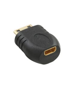 Alternative view of InLine® HDMI Adapter, Mini HDMI C Stecker auf Micro HDMI D Buchse, vergoldete Kontakte, schwarz
