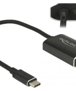 Delock Adapter USB Type-C Stecker > HDMI Buchse 4K 60 Hz mit PD Funktion