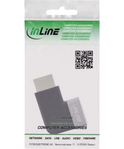 InLine® HDMI Adapter, HDMI A Stecker / Buchse, 90° rechts, 8K UHD – Bild 3