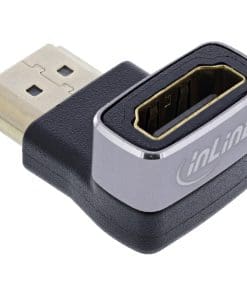 Alternative view of InLine® HDMI Adapter, HDMI A Stecker / Buchse, 90° unten, 8K UHD
