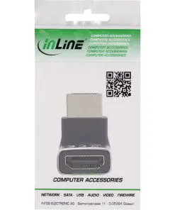 InLine® HDMI Adapter, HDMI A Stecker / Buchse, 90° oben, 8K UHD InLine® HDMI Adapter, HDMI A Stecker / Buchse, 90° oben, 8K UHD – Bild 4