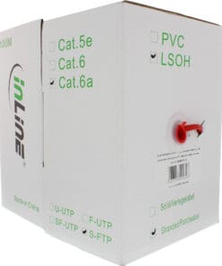 Patchkabel, S/FTP (PiMf), Cat.6A, 500MHz, halogenfrei, Kupfer, rot, 100m, rot Patchkabel, S/FTP (PiMf), Cat.6A, 500MHz, halogenfrei, Kupfer, rot, 100m, rot – Bild 2