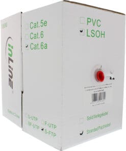 Alternative view of Patchkabel, S/FTP (PiMf), Cat.6A, 500MHz, halogenfrei, Kupfer, weiß, 100m, weiß