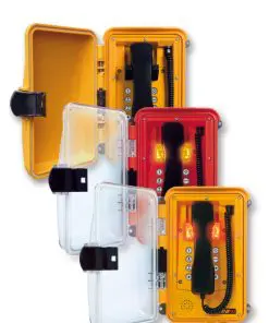 FHF Wetterfestes VoIP-Telefon InduTel IP4 gelb mit optischer Anrufkennung