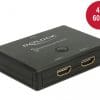 Delock Switch HDMI 2 - 1 bidirektional 4k 60 Hz