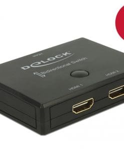 Delock Switch HDMI 2 - 1 bidirektional 4k 60 Hz