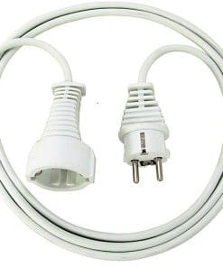 Brennenstuhl Verlängerungskabel Schuko 5 m weiß, IP20, Indoor