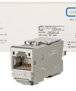 METZ CONNECT C6Amodul 180° Jack (12 Stück)
