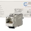 METZ CONNECT C6Amodul K 180° Jack - Keystone, 12 Stück Modulare Cat.6, A Anschlusseinheit RJ45, Einbauform: Modul, Kabelzuführung 90°