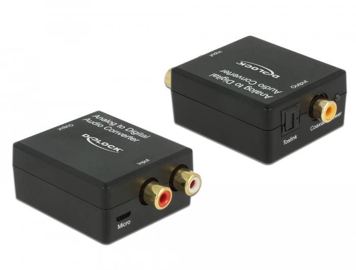 Delock Konverter Audio Analog > Digital HD Delock Konverter Audio Analog > Digital HD