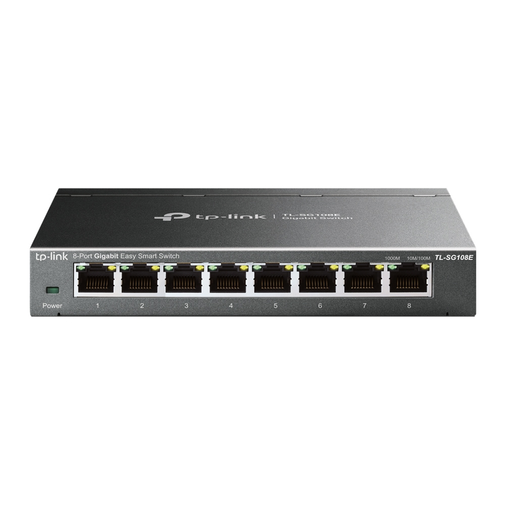 TP-Link TL-SG108E 8-Port Gigabit Easy Smart Switch TP-Link TL-SG108E 8-Port Gigabit Easy Smart Switch