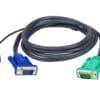 ATEN 2L-5205U KVM Kabelsatz, VGA, USB, Länge 5m ATEN CE700A Konsolen-Extender, 1PC auf 2 Arbeitsplätze, USB, max. 150m