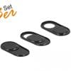 Delock Webcam Abdeckung für Notebook, Tablet und Smartphone 3er Pack