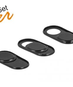 Delock Webcam Abdeckung für Notebook, Tablet und Smartphone 3er Pack
