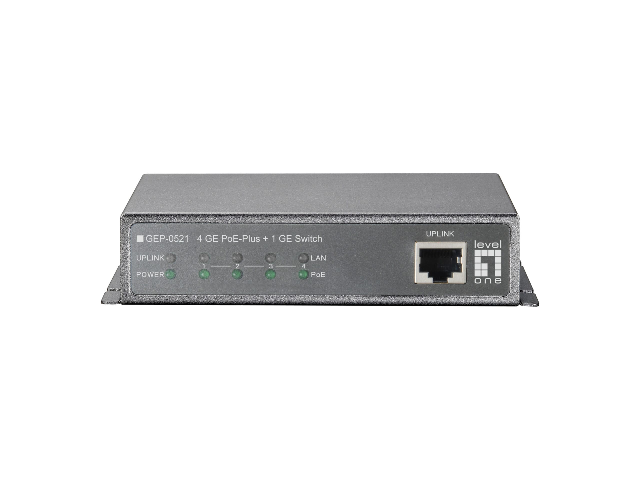 LevelOne GEP-0521 4 GE PoE-Plus + 1 GE Switch 120W LevelOne GEP-0521 4 GE PoE-Plus + 1 GE Switch 120W – Bild 3