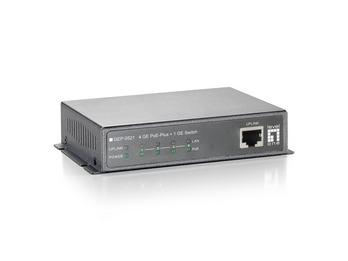 LevelOne GEP-0521 4 GE PoE-Plus + 1 GE Switch 120W LevelOne GEP-0521 4 GE PoE-Plus + 1 GE Switch 120W