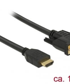 Delock Kabel DVI 24+1 Stecker > HDMI-A Stecker 1,5 m