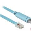 Delock Adapter USB 2.0 Typ-A Stecker > 1 x Seriell RS-232 RJ45 Stecker 3,0 m bla