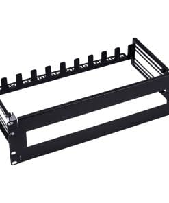 InLine® 19" Schutzschalterleiste 3HE, mit tiefenverstellbarer Hutschiene