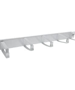 InLine® 19" Kabelführungspanel, 5 große Bügel, RAL 7035, grau