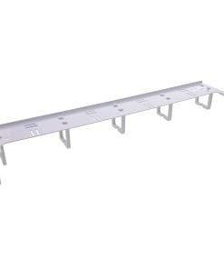 Alternative view of InLine® 19" Kabelführungspanel, 5 Kunststoffbügel horizontal, RAL 7035, grau