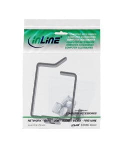 Alternative view of InLine® Kabelbügel, Metall, 40x50mm, schwarz