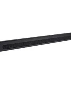 InLine® 19" Kabel Durchführungsplatte mit Bürste, 1HE, RAL 9005 schwarz