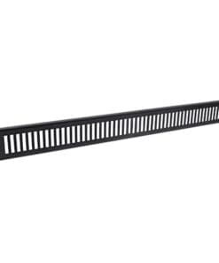 InLine® 19" Blindplatte perforiert, 1HE, RAL 9005 schwarz