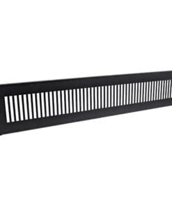 InLine® 19" Blindplatte perforiert, 2HE, RAL 9005 schwarz