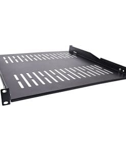 Alternative view of InLine® 19" Fachboden, 450mm, 50kg, 1HE, RAL 9005 schwarz