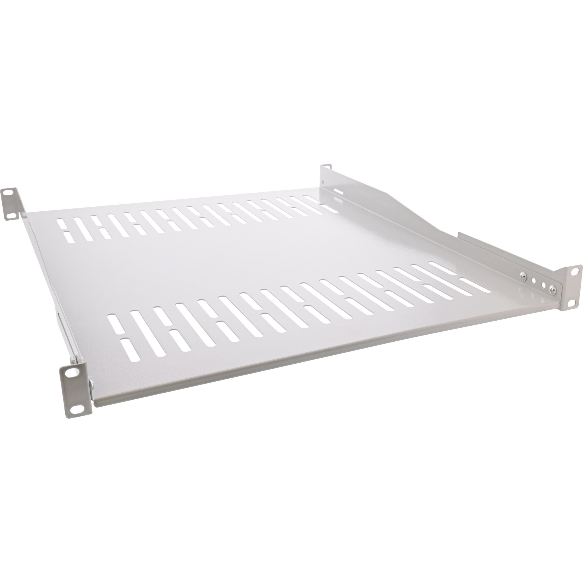 InLine® 19" Fachboden, 550mm, 50kg, 1HE, RAL 7035 grau InLine® 19" Fachboden, 550mm, 50kg, 1HE, RAL 7035 grau – Bild 2