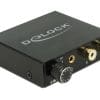 Delock Konverter Digital Audio zu Analog HD mit Kopfhörerverstärker