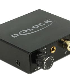 Delock Konverter Digital Audio zu Analog HD mit Kopfhörerverstärker