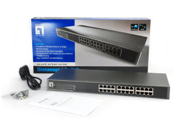 LevelOne FSW-2450 24-Port 10/100 Rackmount Switch LevelOne FSW-2450 24-Port 10/100 Rackmount Switch – Bild 5