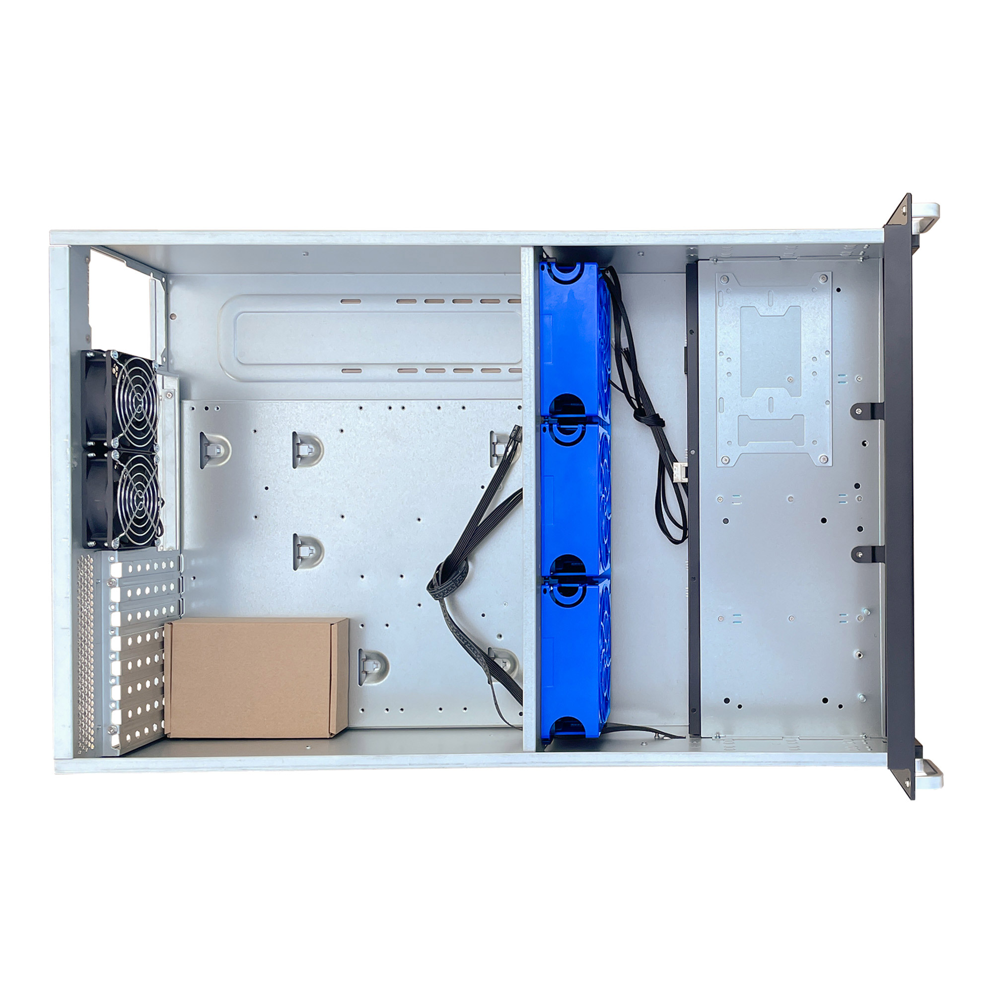 FANTEC SRC-4080X08, 4HE 19"-Servergehäuse 8x SAS & SATA ohne Netzteil 680mm Tiefe FANTEC SRC-4080X08, 4HE 19"-Servergehäuse 8x SAS & SATA ohne Netzteil 680mm Tiefe – Bild 3