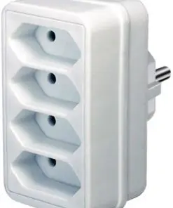 Brennenstuhl Adapterstecker Euro 4, weiß