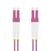 helos LWL OM4 Patchkabel Duplex LSZH 3,0mm LC/LC erikaviolett 0,5m 900 u halogenfree outer Jacket Cable OD:0.9mm±0.05 OM4 50/125um For 10 Gbit Ethernet with ceramic Ferrule and boot UPC Polish Cable color:1.blue,2.orange, 3.green, 4.brown,5.grey, 6.white ,7.red, 8.black, 9.yellow, 10.violett, 11.pink, 12.aqua Cladding color:1.blue,2.orange, 3.green, 4.brown,5.grey, 6.white ,7.red, 8.black, 9.yellow, 10.violett, 11.pink, 12.aqua Loose Buffered Easy strip type at least 1m