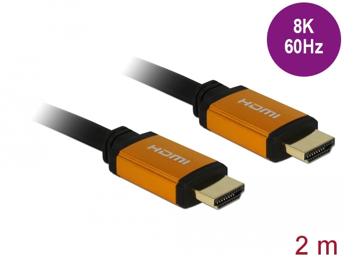 Delock Ultra High Speed HDMI Kabel 48 Gbps 8K 60 Hz 2,0 m Delock Ultra High Speed HDMI Kabel 48 Gbps 8K 60 Hz 2,0 m