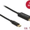 Delock Kabel USB Type-C Stecker > HDMI-A Stecker DP-Alt Mode 4K 60 Hz 1 m