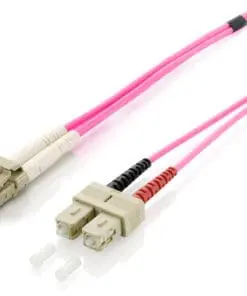 equip LWL Patchkabel HF LC/SC 50/125µ duplex OM4 violett 5m