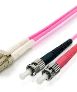 equip LWL Patchkabel HF LC/ST 50/125µ duplex OM4 violett 0,5m