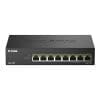 Der DIS-100G-10 ist ein unmanaged Switch mit acht 1G-Ports und zwei SFP-Ports, für die Industrie, der eine einfache Plug-and-Play-Bereitstellung ermöglicht. Die SFP-Ports unterstützen die Datenübertragung über große Entfernungen und beseitigen damit die Entfernungsbeschränkungen herkömmlicher Ethernet-Verkabelungen. Mit seinem zuverlässigen, leistungsstarken Betrieb gewährleistet er die Datenübertragung in Echtzeit und eine nahtlose Konnektivität für Anwendungen wie Kiosk, Digital Signage, LED-Displays und mehr.