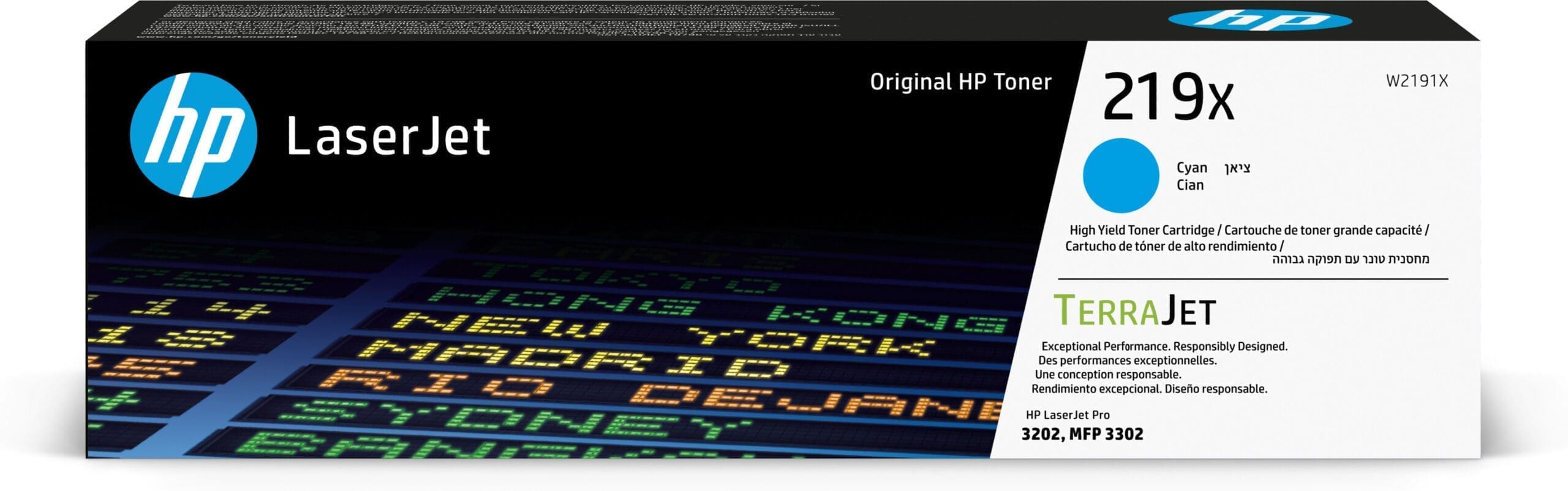 HP 219X High Yield Cyan Original LaserJet Toner Patrone HP 219X High Yield Cyan Original LaserJet Toner Patrone