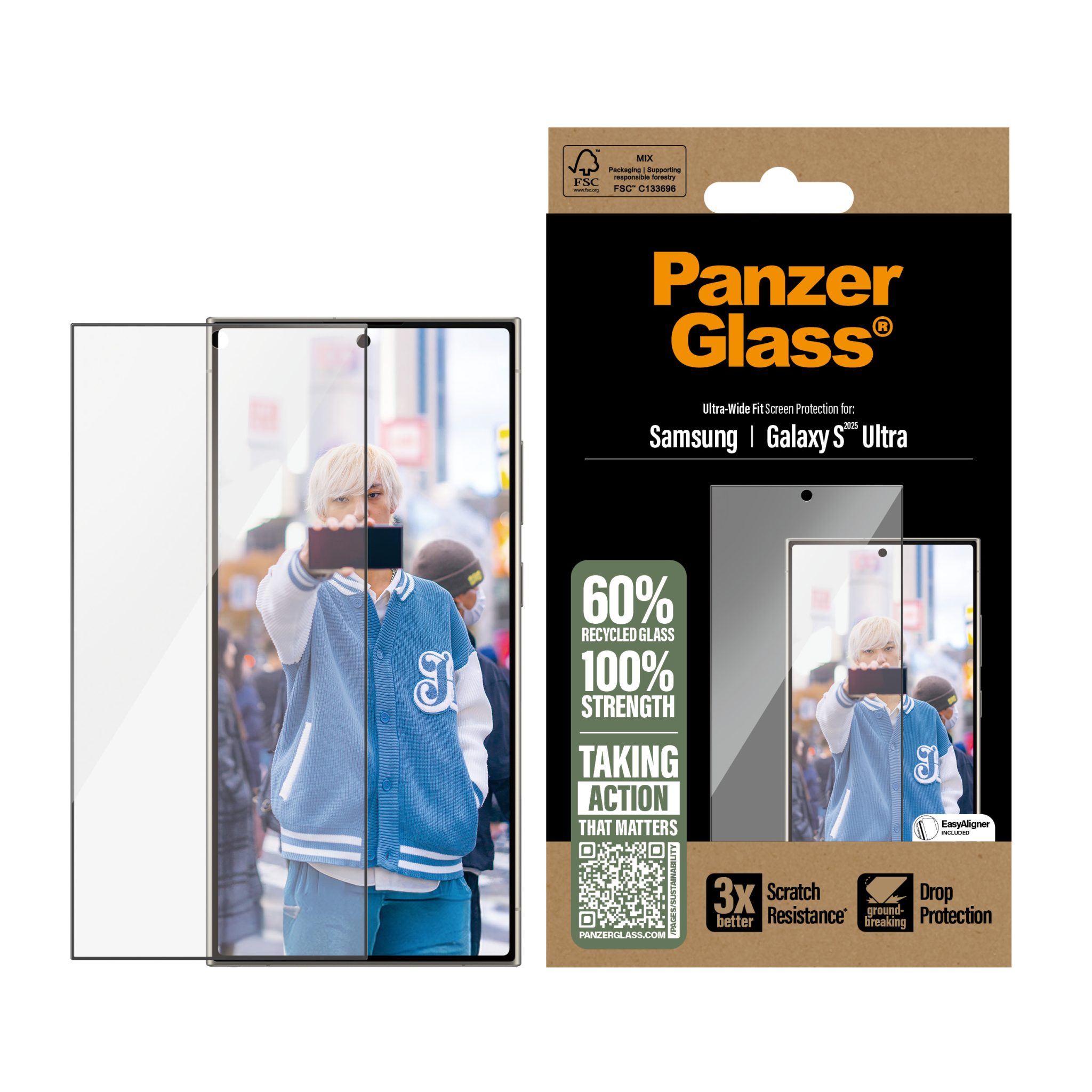 PanzerGlass Screen Protector Samsung Galaxy S25 Ultra PanzerGlass Screen Protector Samsung Galaxy S25 Ultra – Bild 2